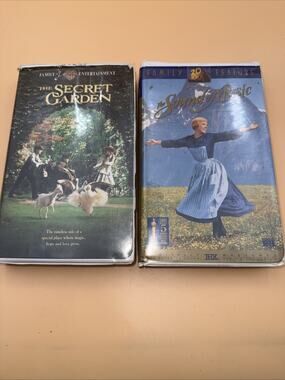 90s  Movie Set (2): The Sound Of Music& The Secret Garden (VHS)90